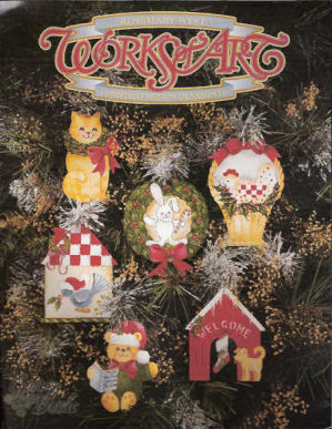 Works of Art: Christmas Friends Ornaments - Rosemary West