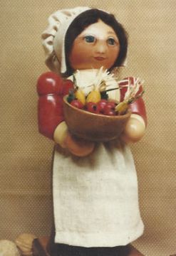 Pilgrim Mary Brewster - Nutcracker Painting Instructions - Susan P. Gualillo - OOP