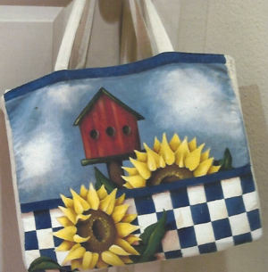 Sunflower Tote Bag - Lorraine Ulen - OOP