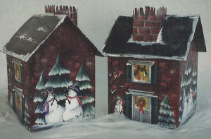 Cozy Christmas Cottage - Gloria Wyche - OOP