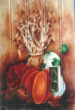 Harvest Door Plaque - Debra L. Welty