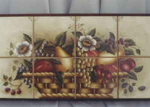 Tiled Fruit Box - Betty Caithness - OOP