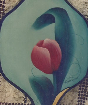 First Tulip - Edna Almond