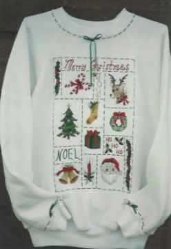 Christmas Sampler Sweatshirt - Carolyn Coffey
