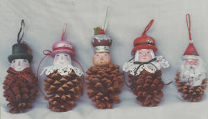 Pinecone Ornaments Packet #1 - Joyce Grothen