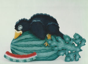 Stuffed Crow - Brenda Ann Oveson