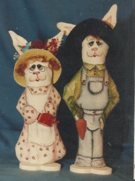 Mr and Mrs Bunny Rabbit - Nina Owens