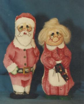 Mr and Mrs Santa Claus - Nina Owens