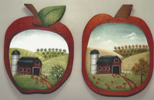 Apple and Pumpkin Barrel - Debbie Reeder