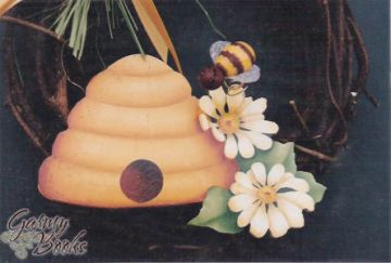 Bee Hive & Daisies -  Arlene Beck