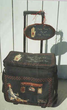 Raggedy Painter Caddy and Paint Room Sign - Maxine Thomas