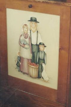 Amish Family Large Door Design # 12 - Jean Zawicki