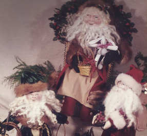 E-Z Fantastic Fabric Santas  # 144 - Jean Zawicki