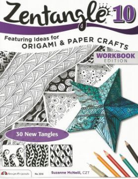 Zentangle 10 - Origami & Paper Crafts Workbook
