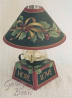 Molly Lamp with Holly & Ribbon -  Helen Jeglic