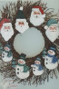 Blue Eyed Santa & Snowman Friends  - Carol Mays