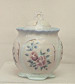 Pansies and Blueberries on a Bisque Jar - Heather Redick