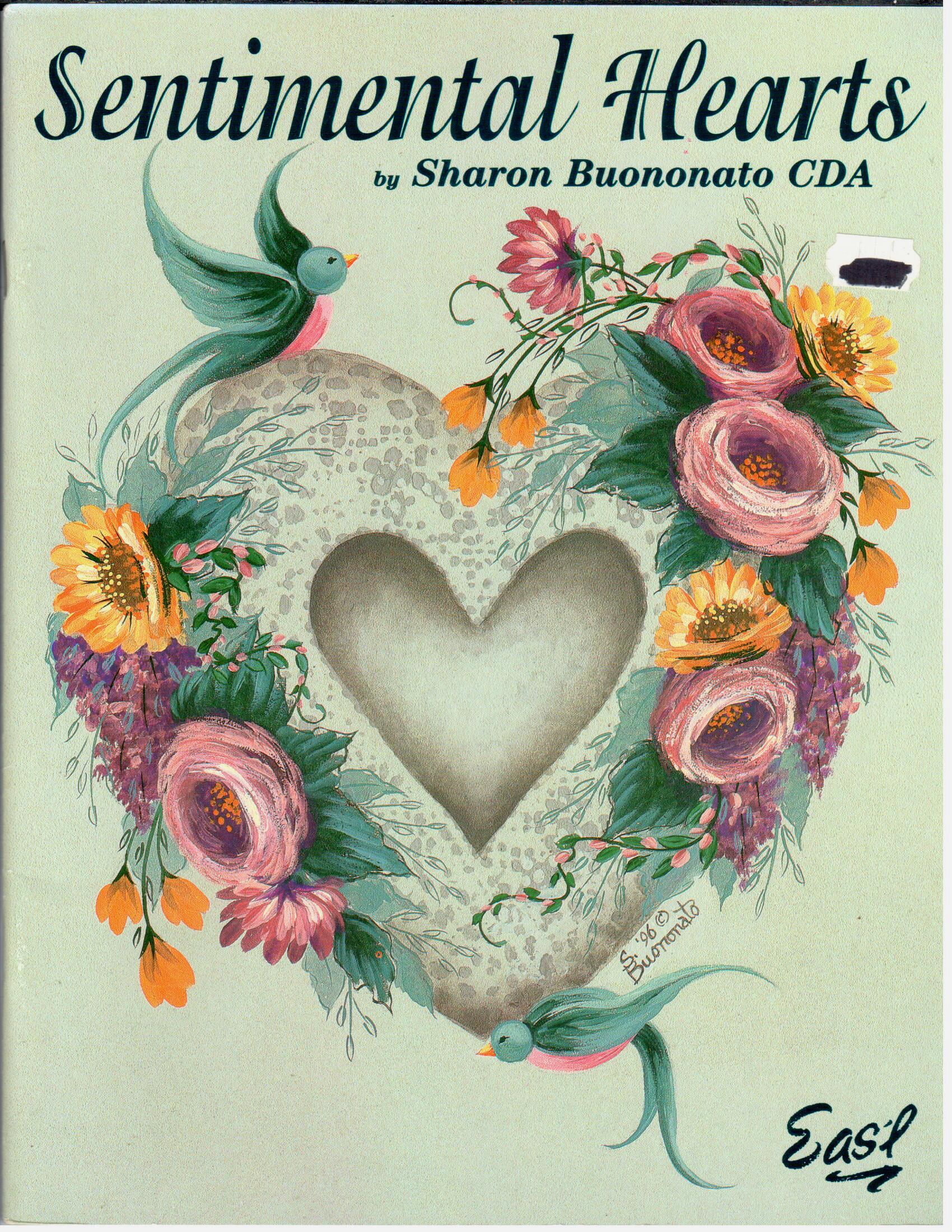 Decorative Painting Bookstore: Sentimental Hearts - Sharon Buononato