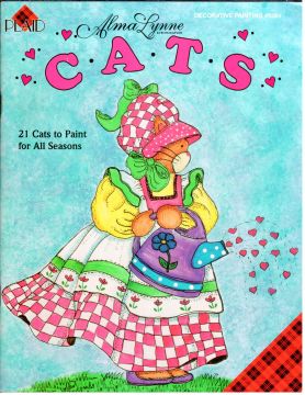 Cats Tole Painting Book - Alma Lynne - OOP