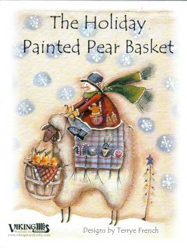 The Holiday Painted Pear Basket - Terrye French