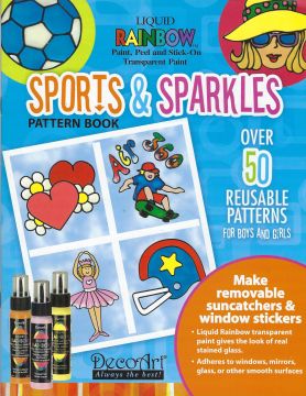 CLEARANCE: DecoArt Liquid Rainbow Sports & Sparkles (DAS155)