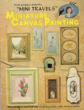 Miniature Canvas Painting - Peggy Caldwell - OOP