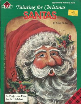 Painting for Christmas Santas - Chris Stokes - OOP