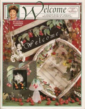 Welcome #445 A Paint box of Ideas - Sue Scheewe Brown - OOP