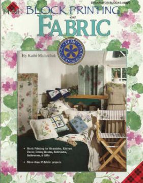CLEARANCE: Block Printing on Fabric - Kathi Malarchuk