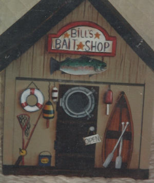 Decorative Painting Bookstore: Bill's Bait Shop - Gloria Wyche - OOP