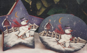 Cross Country Snowmen - Gloria Wyche - OOP