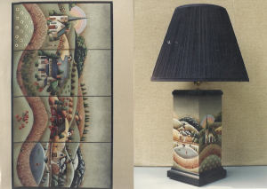4 Season's Lamp - Betty Caithness