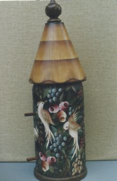Tall Bird House - Betty Caithness - OOP