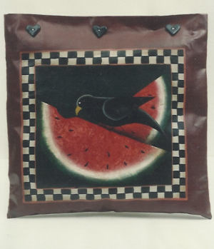 Watermelon and Black Birds - Jeri Brindley Francis and Kim Meyer