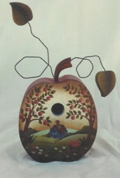 Apple Birdhouse - Judy Morgan - OOP