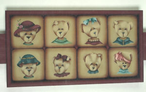 Bear Coasters - Patti Norrish