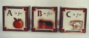 Antique Farm Blocks - Rosemary West - OOP