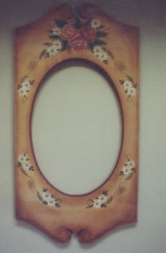 Cabbage Rose Mirror - Beth Taylor