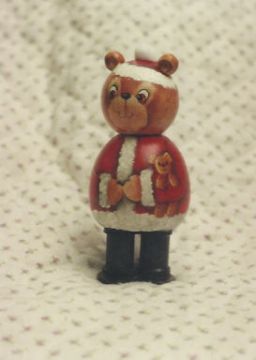 Apple Belly Santa Bear - Debbie Kaput