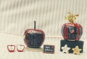 Forth of July House and Teacher Box - Debbie Kaput