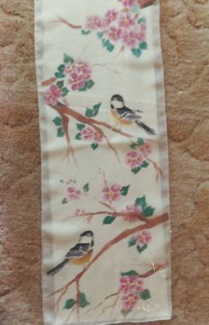 Birds and Pink Blossoms - Linda McDonald