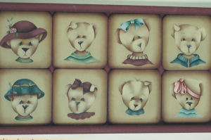 Bear Coasters - Patti Norrish