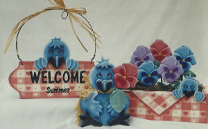 Welcome Summer Bluebird - Brenda Ann Oveson