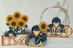 Welcome Autumn Crow - Brenda Ann Oveson