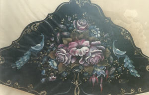 Fan with Transparent Florals - Gayle Oram