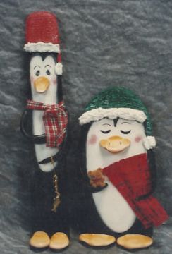 Barrel Stave Penguins - Cindy Rippe
