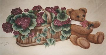 Garden Visitors Bear  - Wendy Fahey