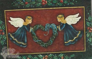Christmas Angel Floorcloth  - Carol Mays