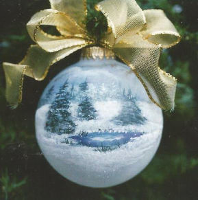 Winter Glass Ornament - Janice Miller