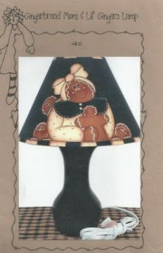 Gingerbread Mom & Lil Gingers Lamp